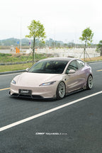 CMST - TESLA MODEL 3 HIGHLAND 2024+ CARBON FIBRE SIDE SKIRTS V1