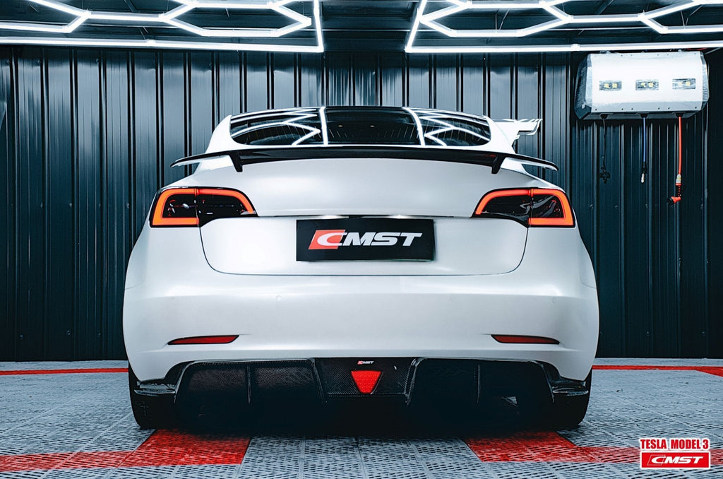 CMST - TESLA MODEL 3 CARBON FIBRE SPOILER V3