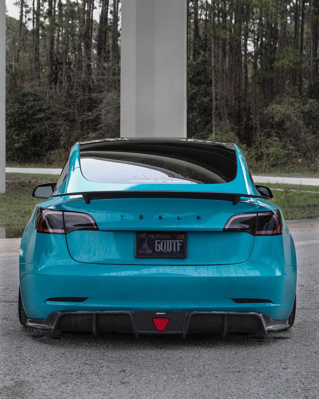 CMST - TESLA MODEL 3 CARBON FIBRE SPOILER V3