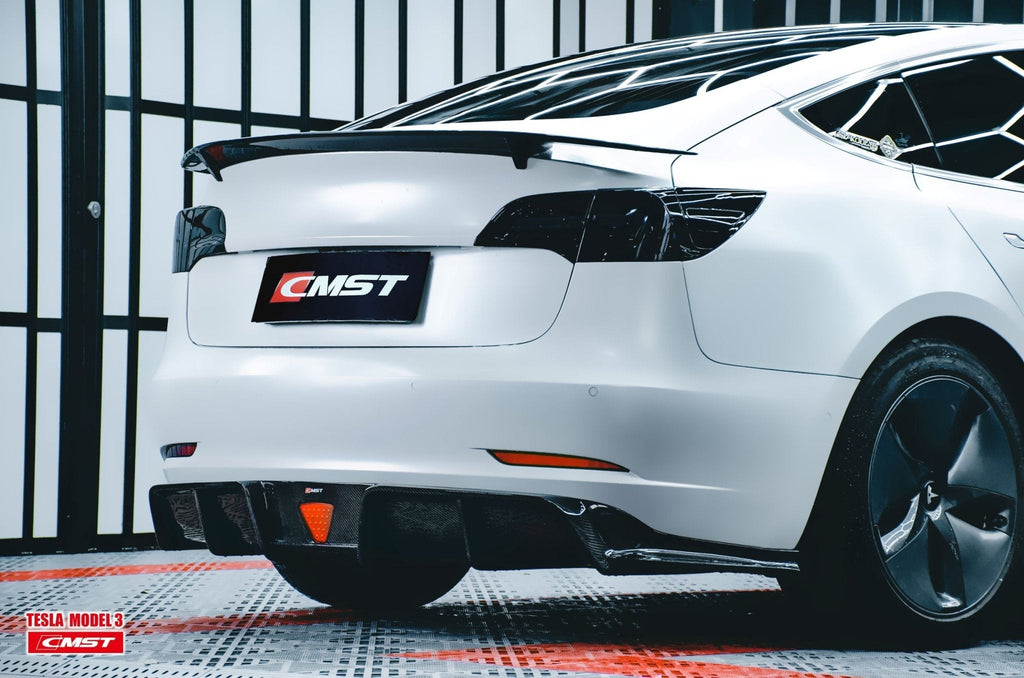 CMST - TESLA MODEL 3 CARBON FIBRE SPOILER V3