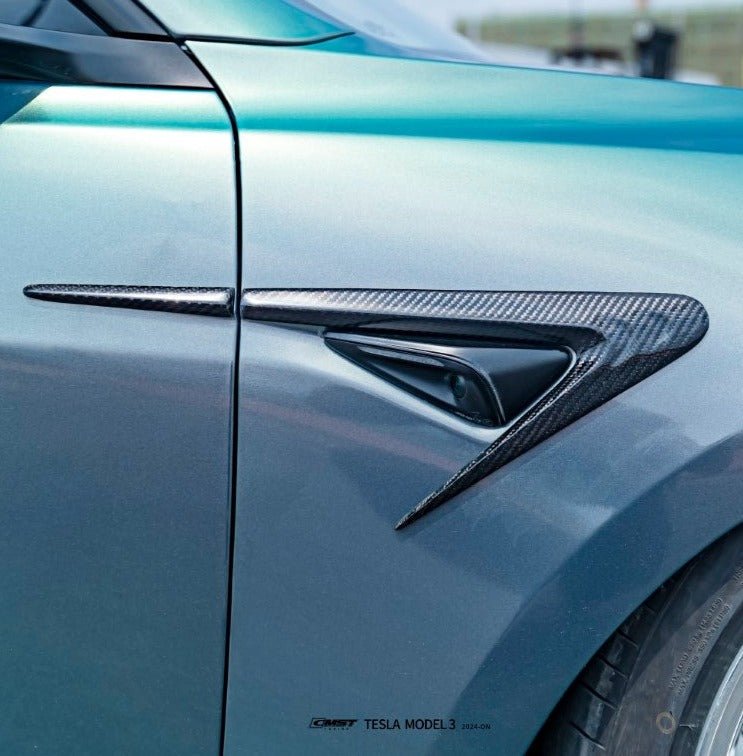 CMST - TESLA MODEL 3 HIGHLAND 2024+ CARBON FIBRE FENDER TRIM