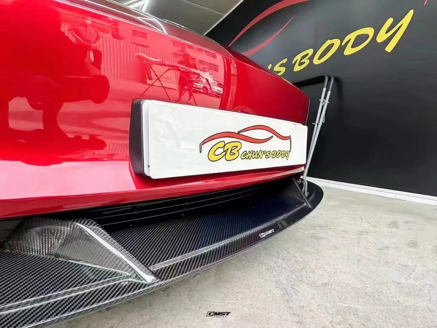 CMST - TESLA MODEL 3 HIGHLAND 2024+ CARBON FIBRE FRONT LIP V2