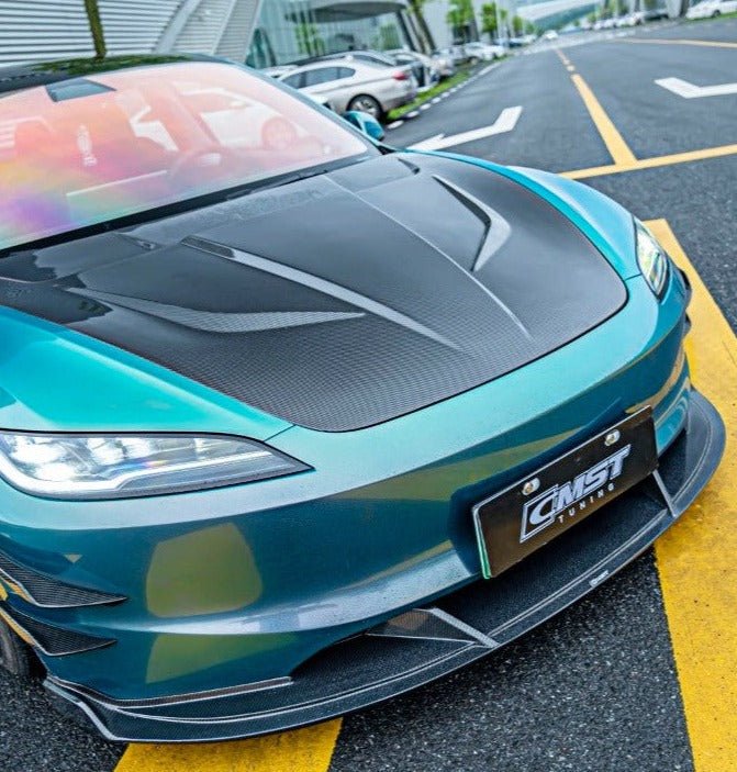 CMST - TESLA MODEL 3 HIGHLAND 2024+ CARBON FIBRE FRONT LIP V2