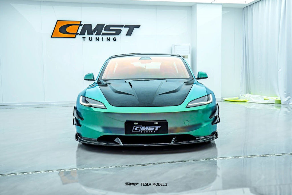 CMST - TESLA MODEL 3 HIGHLAND 2024+ CARBON FIBRE HOOD BONNET V1
