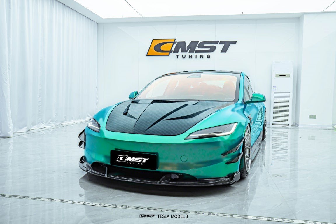 CMST - TESLA MODEL 3 HIGHLAND 2024+ CARBON FIBRE HOOD BONNET V1