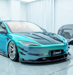 CMST - TESLA MODEL 3 HIGHLAND 2024+ CARBON FIBRE HOOD BONNET V1