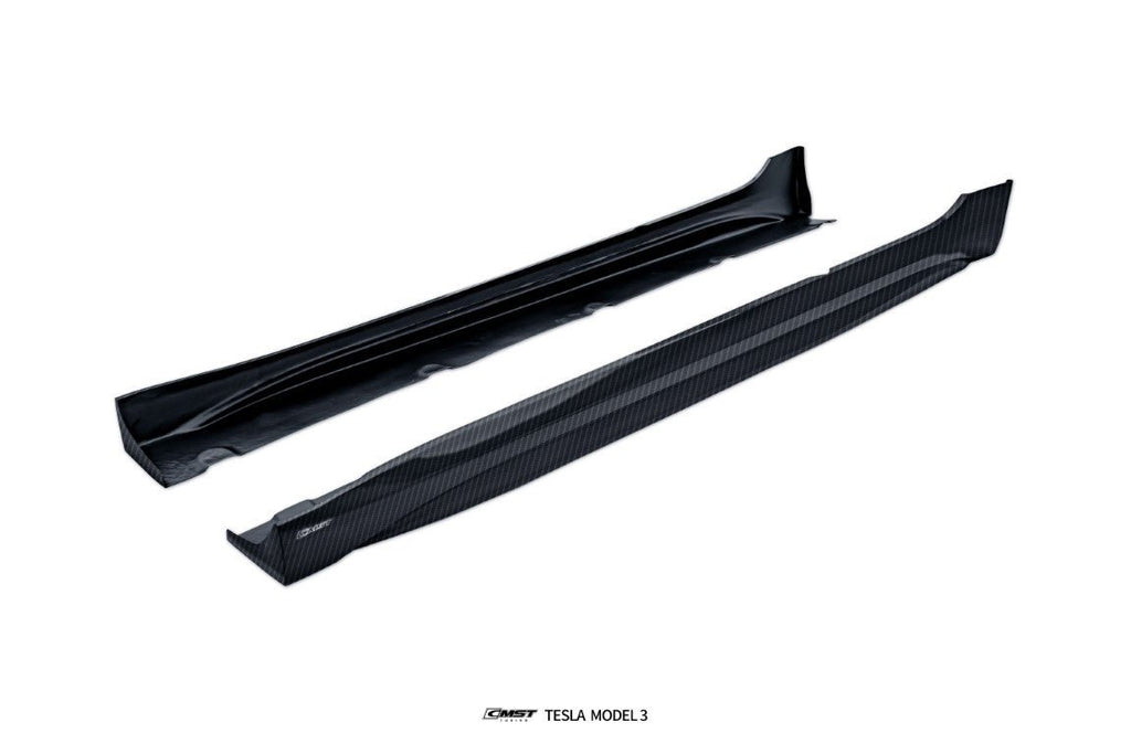 CMST - TESLA MODEL 3 HIGHLAND 2024+ CARBON FIBRE SIDE SKIRTS V2