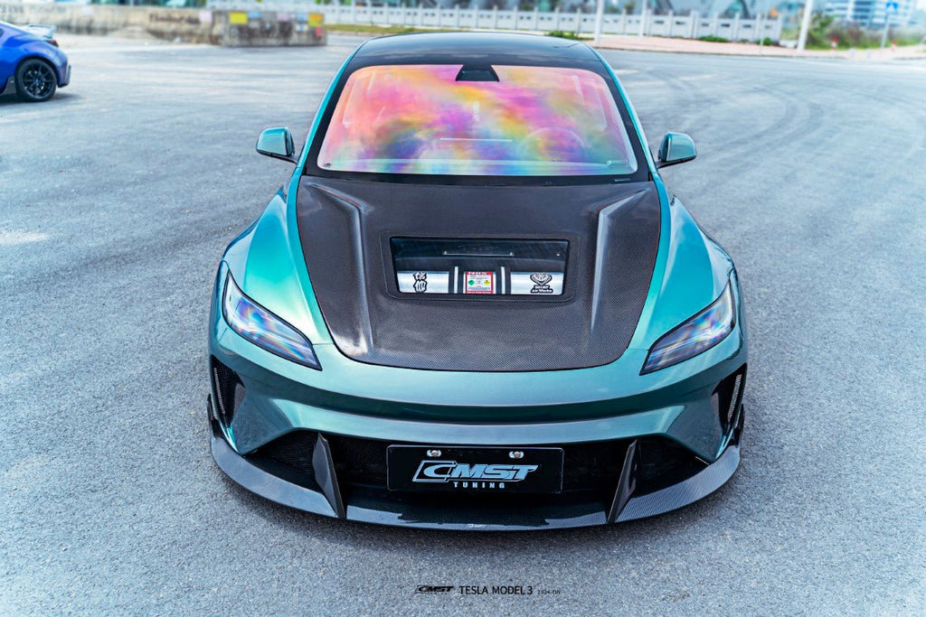 CMST - TESLA MODEL 3 HIGHLAND 2024+ FRONT BUMPER + FRONT LIP HORIZON STYLE