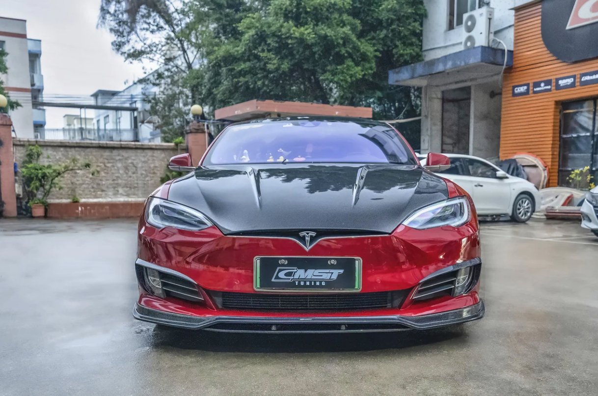 CMST - TESLA MODEL S CARBON FIBRE BONNET HOOD