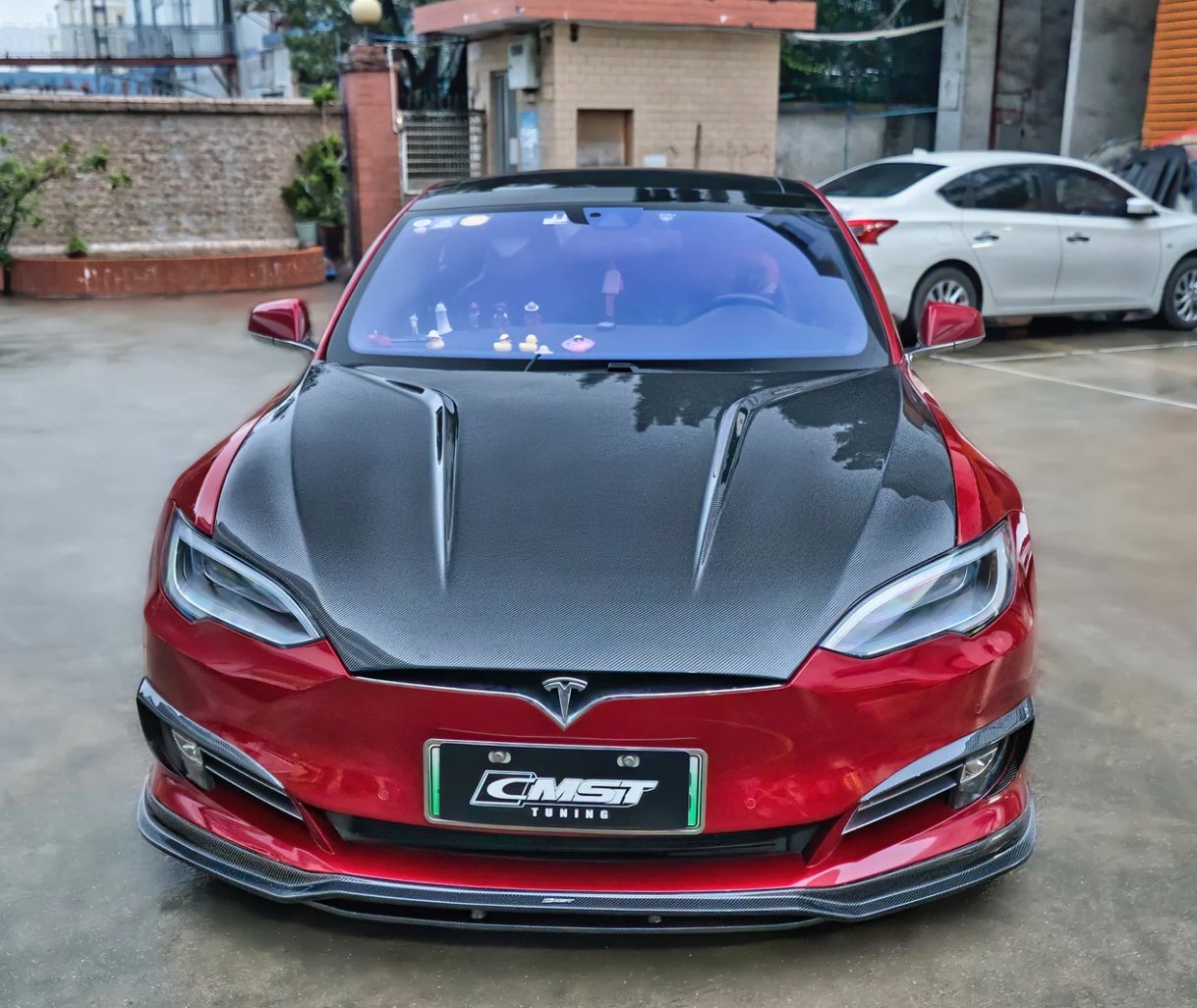 CMST - TESLA MODEL S CARBON FIBRE BONNET HOOD