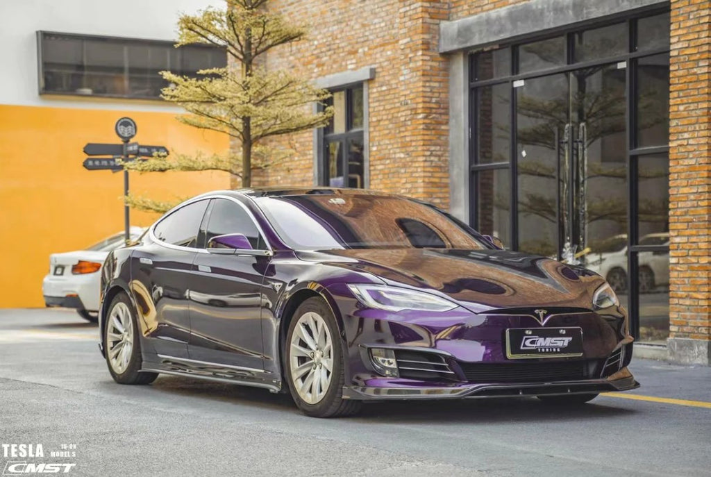 CMST - TESLA MODEL S CARBON FIBRE FRONT LIP SPLITTER