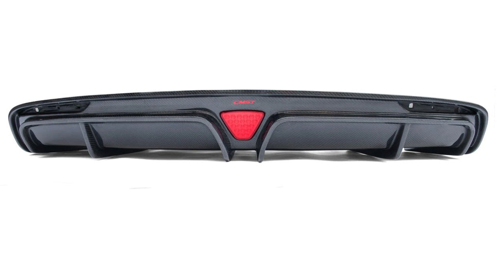 CMST - TESLA MODEL S CARBON FIBRE REAR DIFFUSER WITH LED BRAKE LIGHT