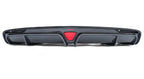 CMST - TESLA MODEL S CARBON FIBRE REAR DIFFUSER WITH LED BRAKE LIGHT
