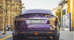 CMST - TESLA MODEL S CARBON FIBRE REAR DIFFUSER WITH LED BRAKE LIGHT