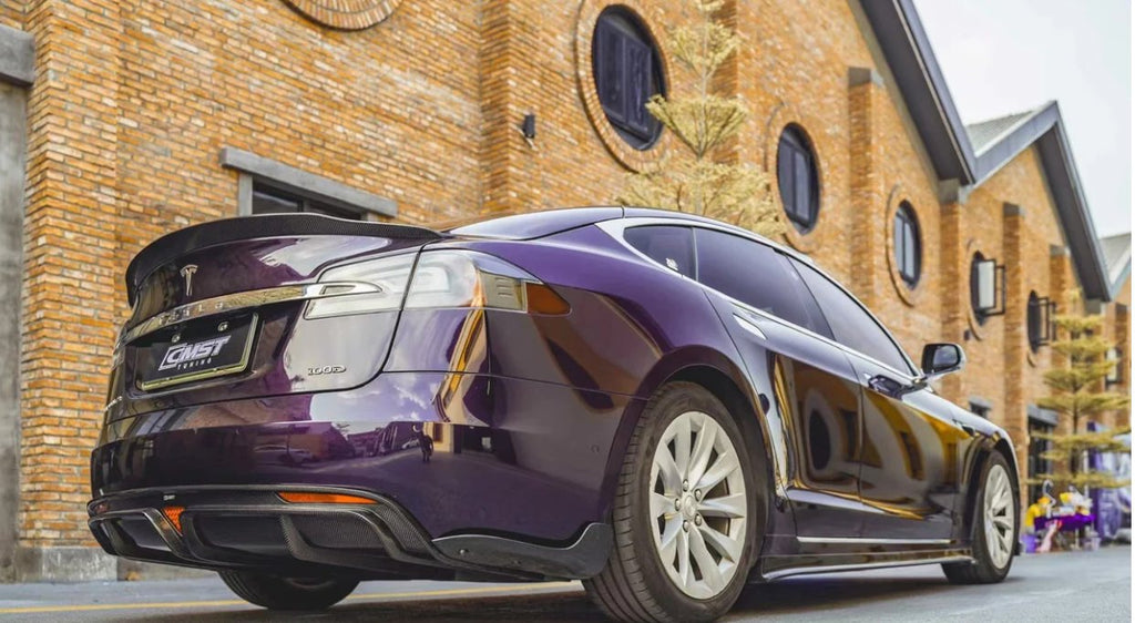 CMST - TESLA MODEL S CARBON FIBRE SIDE SKIRTS