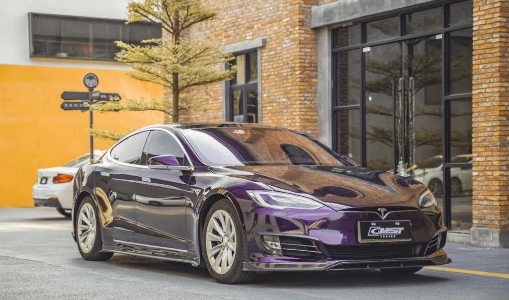 CMST - TESLA MODEL S CARBON FIBRE SIDE SKIRTS