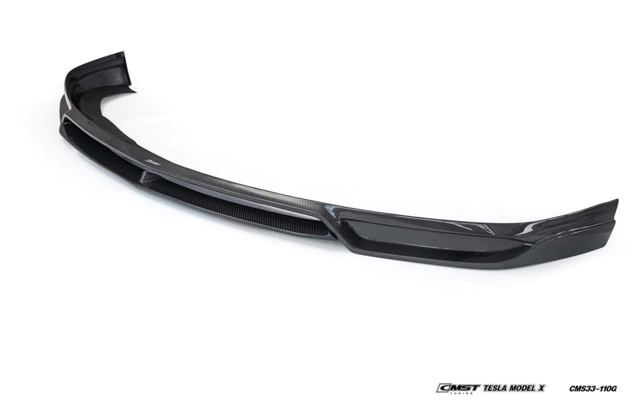 CMST - TESLA MODEL X CARBON FIBRE FRONT LIP SPLITTER