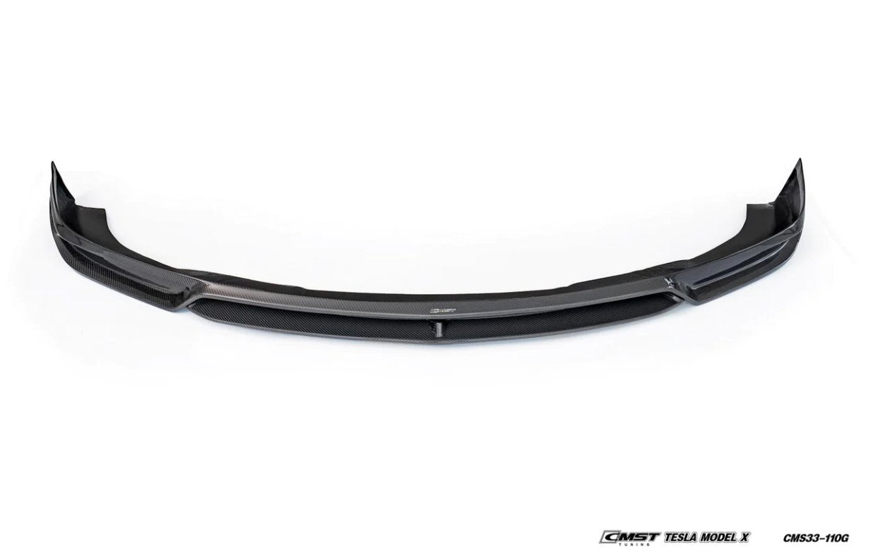 CMST - TESLA MODEL X CARBON FIBRE FRONT LIP SPLITTER