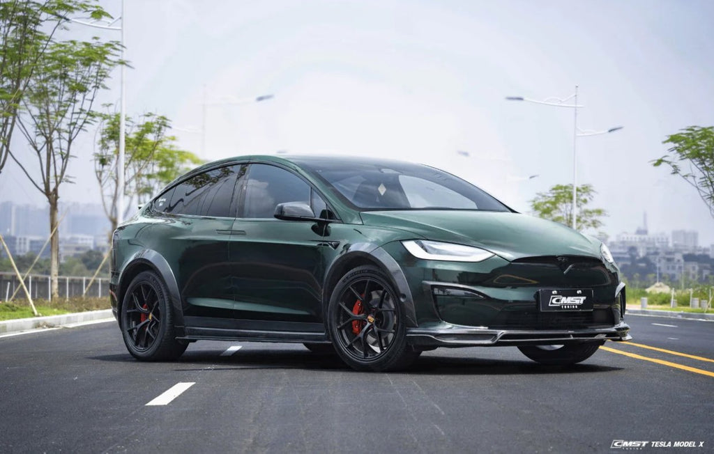 CMST - TESLA MODEL X CARBON FIBRE SIDE SKIRTS