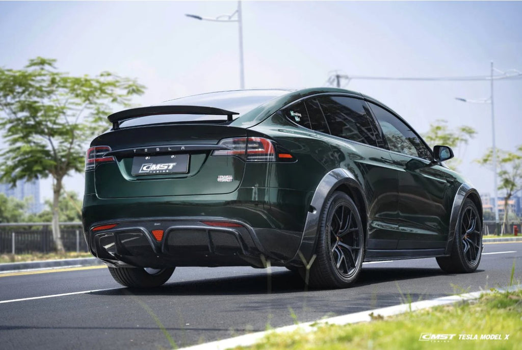 CMST - TESLA MODEL X CARBON FIBRE SIDE SKIRTS