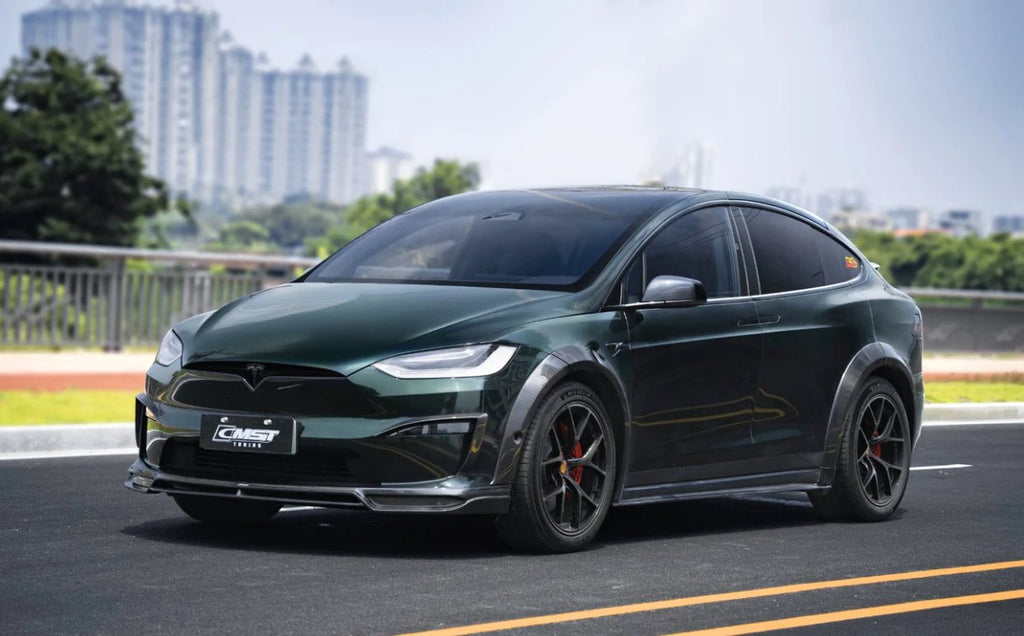 CMST - TESLA MODEL X CARBON FIBRE WIDEBODY WHEEL ARCHES FULL SET