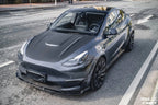 CMST - TESLA MODEL Y CARBON FIBRE BONNET HOOD