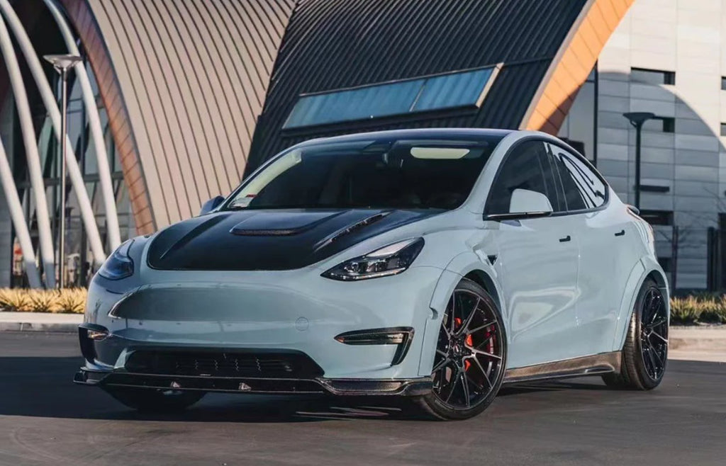 CMST - TESLA MODEL Y CARBON FIBRE BONNET HOOD