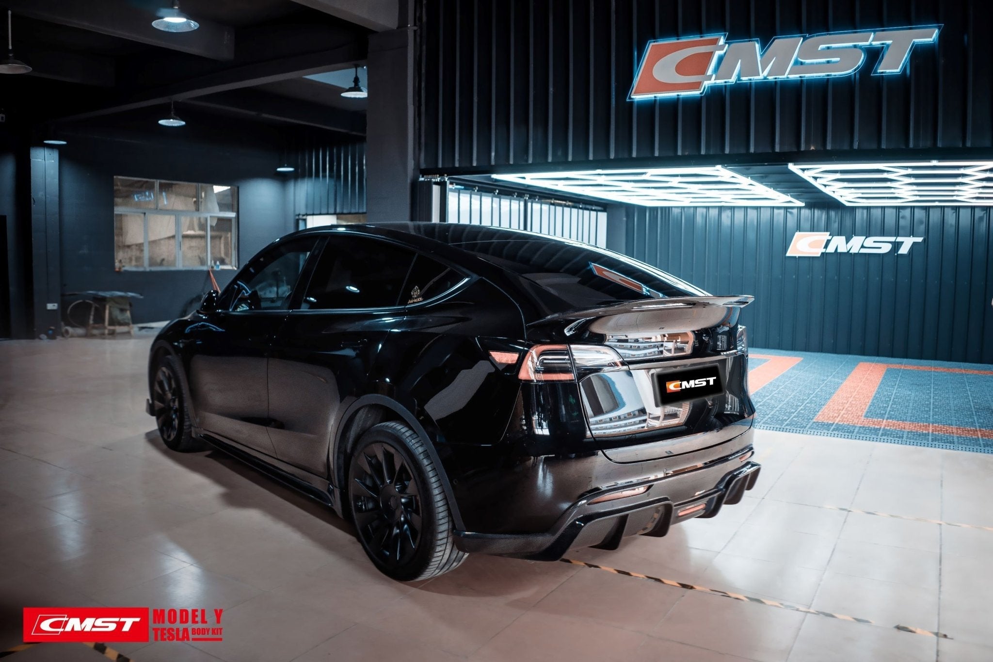 CMST - TESLA MODEL Y CARBON FIBRE SIDE SKIRTS V1