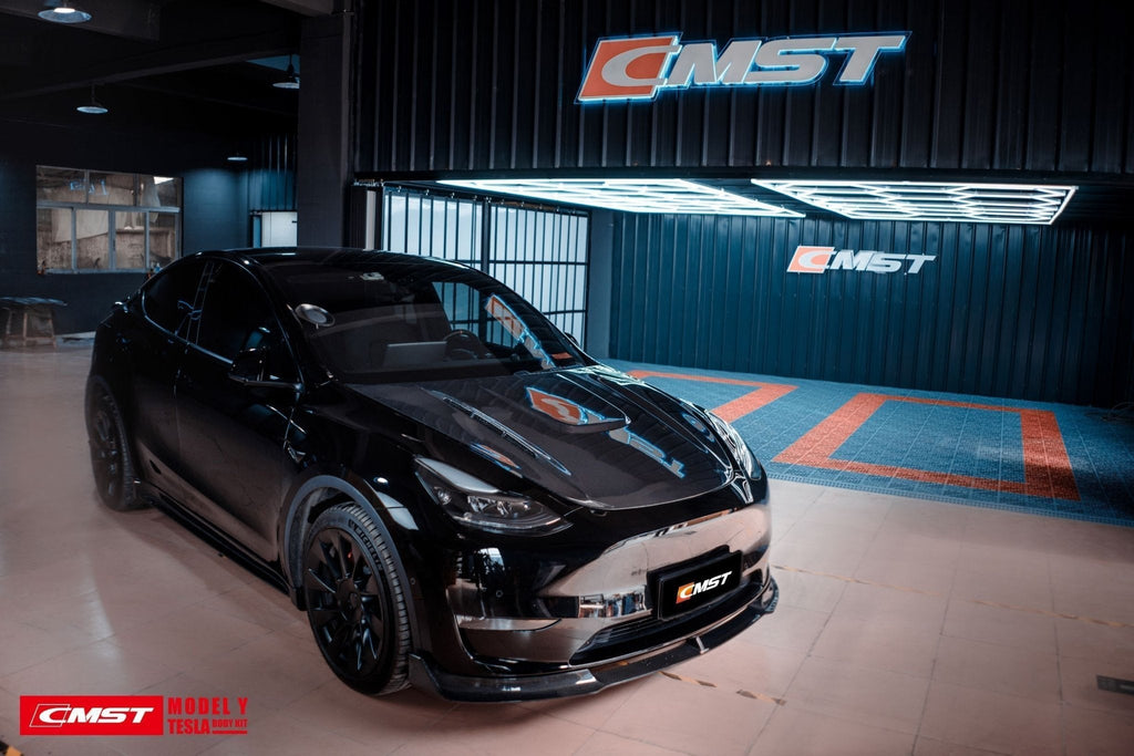 CMST - TESLA MODEL Y CARBON FIBRE SIDE SKIRTS V1
