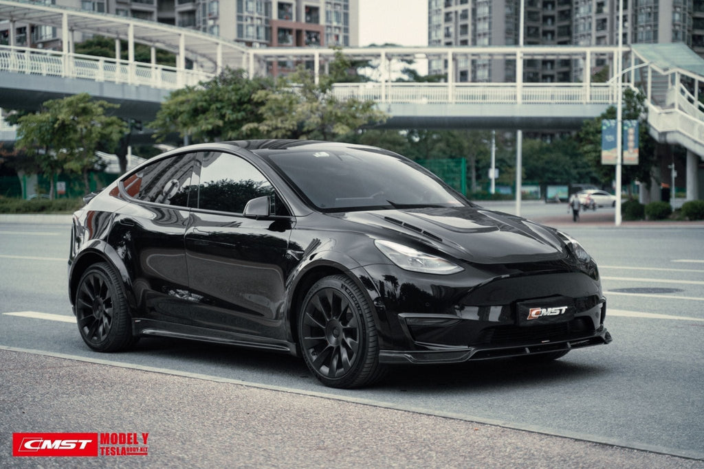 CMST - TESLA MODEL Y CARBON FIBRE SIDE SKIRTS V1