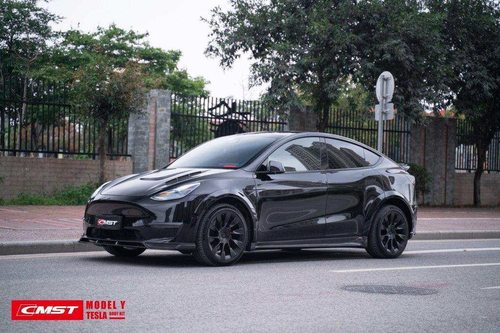 CMST - TESLA MODEL Y CARBON FIBRE SIDE SKIRTS V1