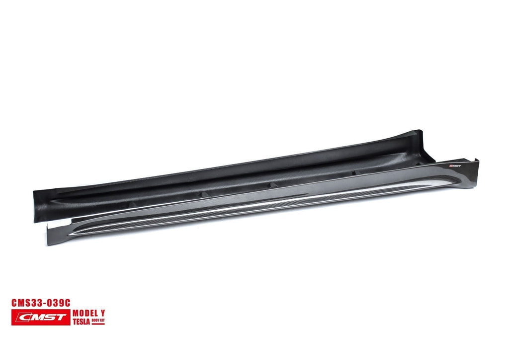 CMST - TESLA MODEL Y CARBON FIBRE SIDE SKIRTS V1