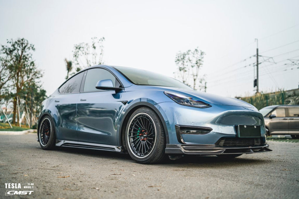 CMST - TESLA MODEL Y CARBON FIBRE SIDE SKIRTS V2