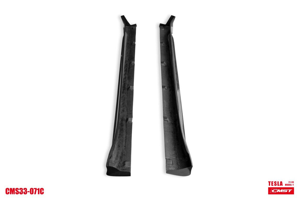 CMST - TESLA MODEL Y CARBON FIBRE SIDE SKIRTS V2
