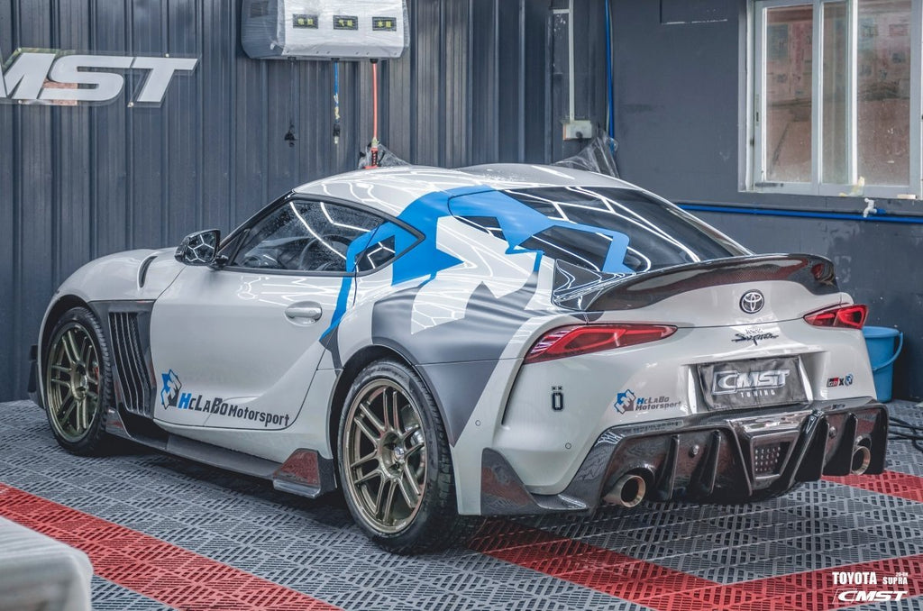 CMST - TOYOTA GR SUPRA CARBON FIBRE  DUCKTAIL REAR SPOILER