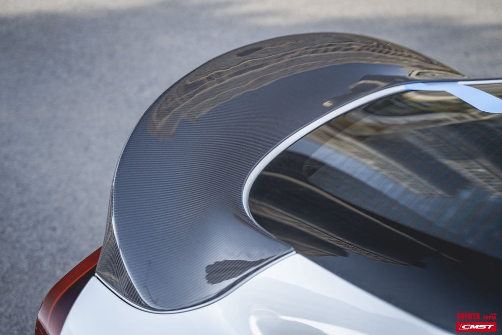 CMST - TOYOTA GR SUPRA CARBON FIBRE  DUCKTAIL REAR SPOILER