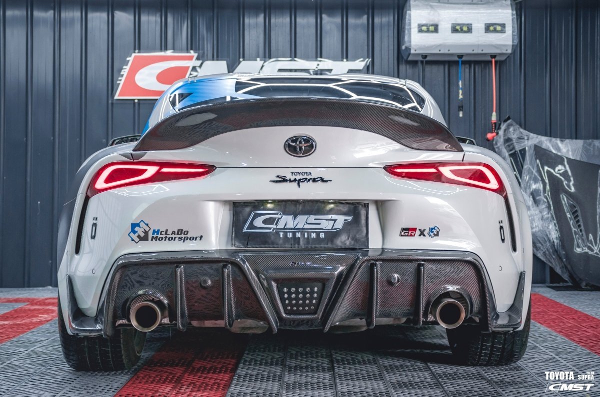 CMST - TOYOTA GR SUPRA CARBON FIBRE  DUCKTAIL REAR SPOILER