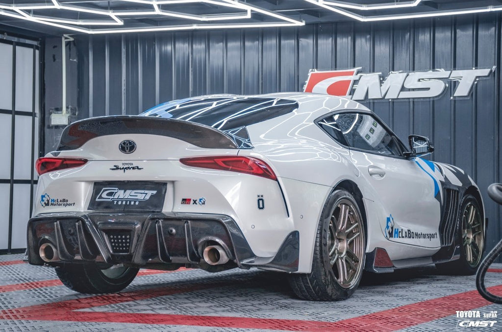 CMST - TOYOTA GR SUPRA CARBON FIBRE  DUCKTAIL REAR SPOILER