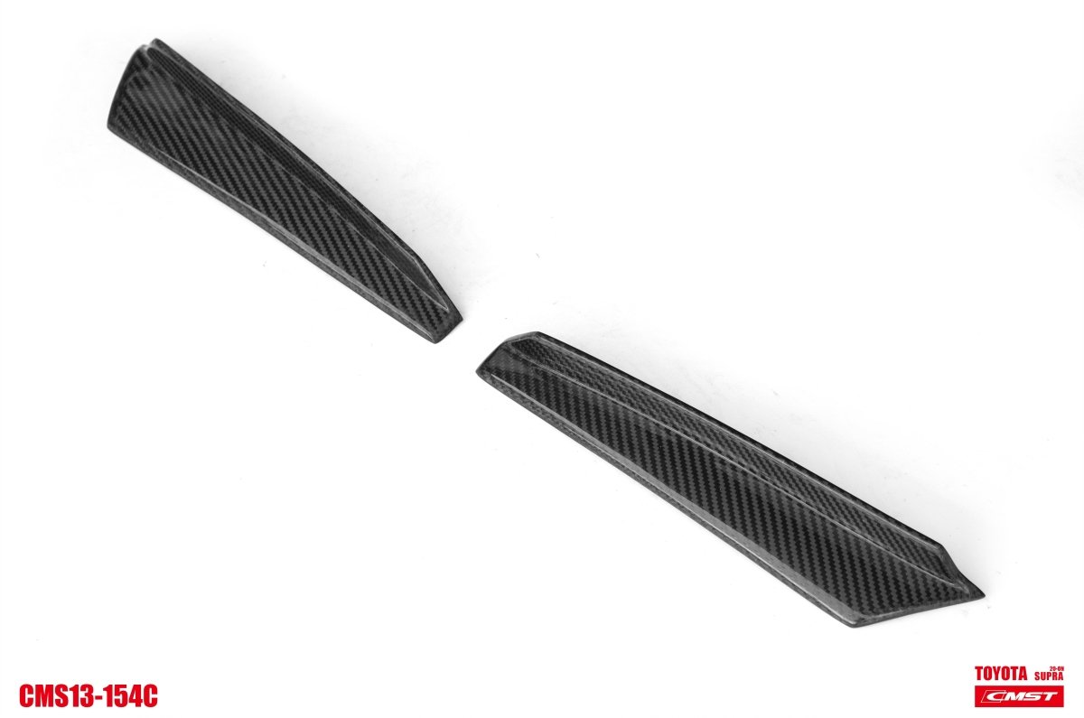 CMST- TOYOTA GR SUPRA CARBON FIBRE FRONT CANARDS