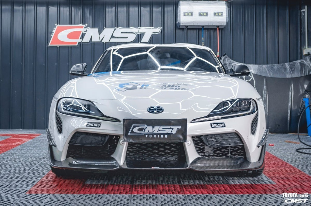 CMST- TOYOTA GR SUPRA CARBON FIBRE FRONT CANARDS