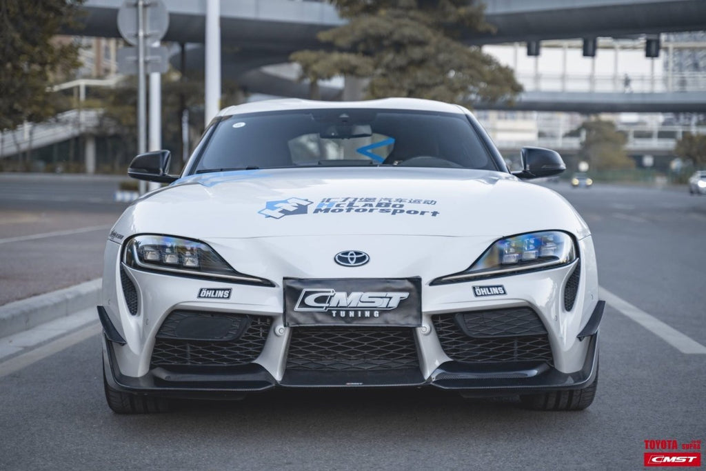 CMST- TOYOTA GR SUPRA CARBON FIBRE FRONT CANARDS