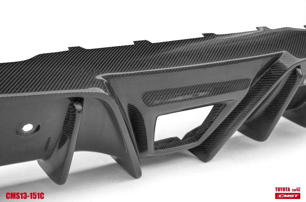CMST- TOYOTA GR SUPRA CARBON FIBRE REAR LED DIFFUSER