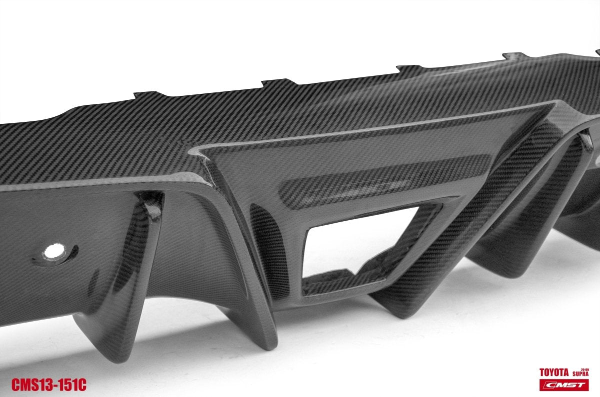 CMST- TOYOTA GR SUPRA CARBON FIBRE REAR LED DIFFUSER