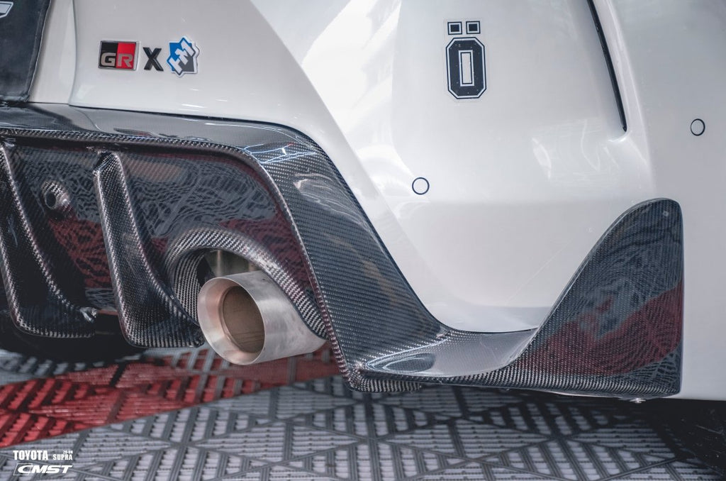 CMST- TOYOTA GR SUPRA CARBON FIBRE REAR LED DIFFUSER