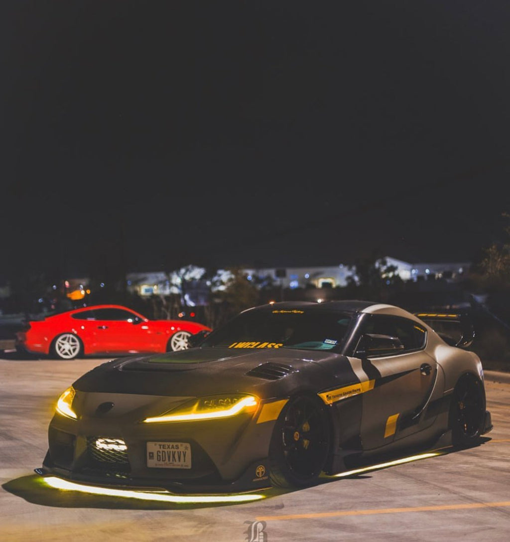 CMST- TOYOTA GR SUPRA CARBON FIBRE TRANSPARENT BONNET HOOD