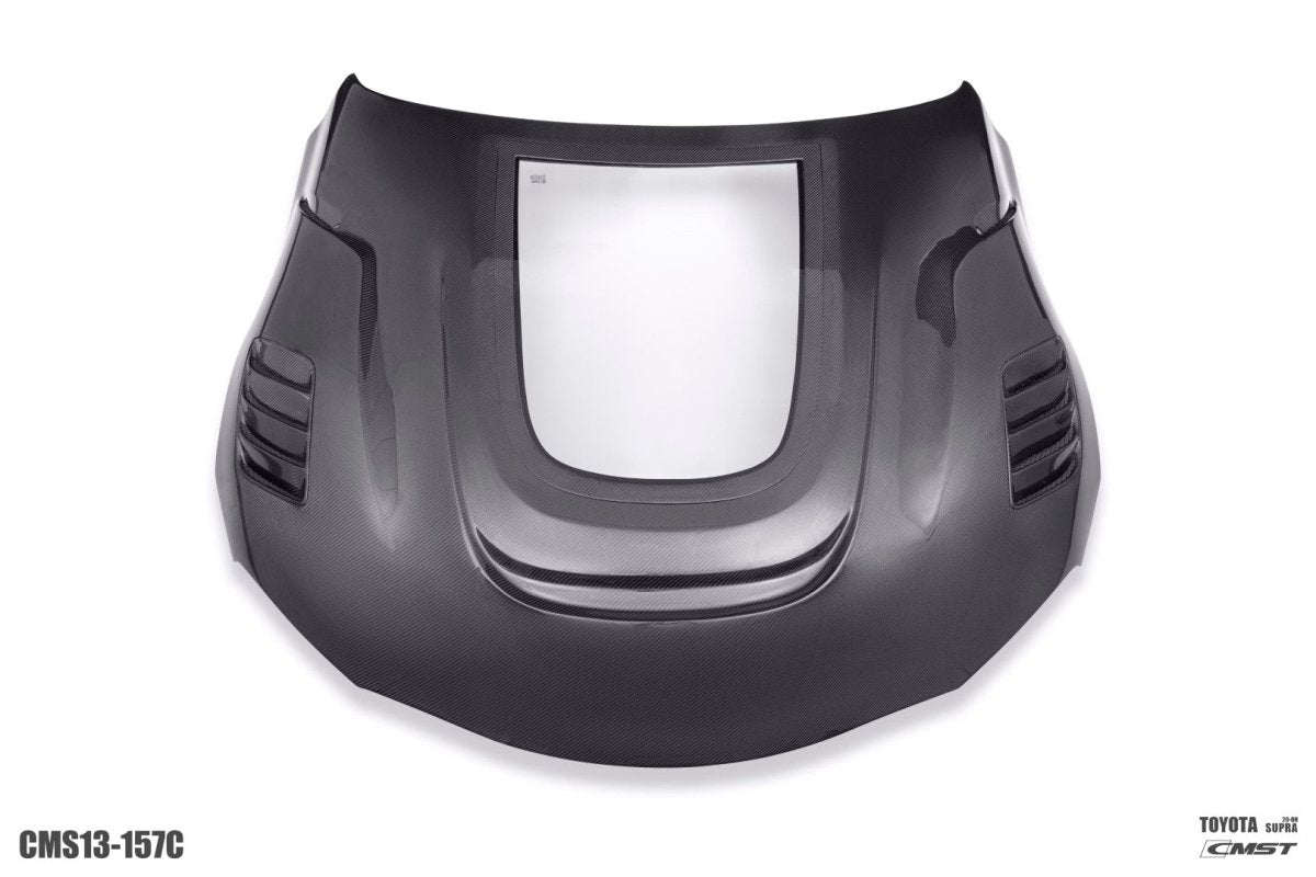 CMST- TOYOTA GR SUPRA CARBON FIBRE TRANSPARENT BONNET HOOD