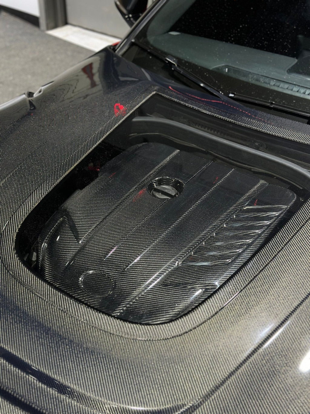 CMST- TOYOTA GR SUPRA CARBON FIBRE TRANSPARENT BONNET HOOD