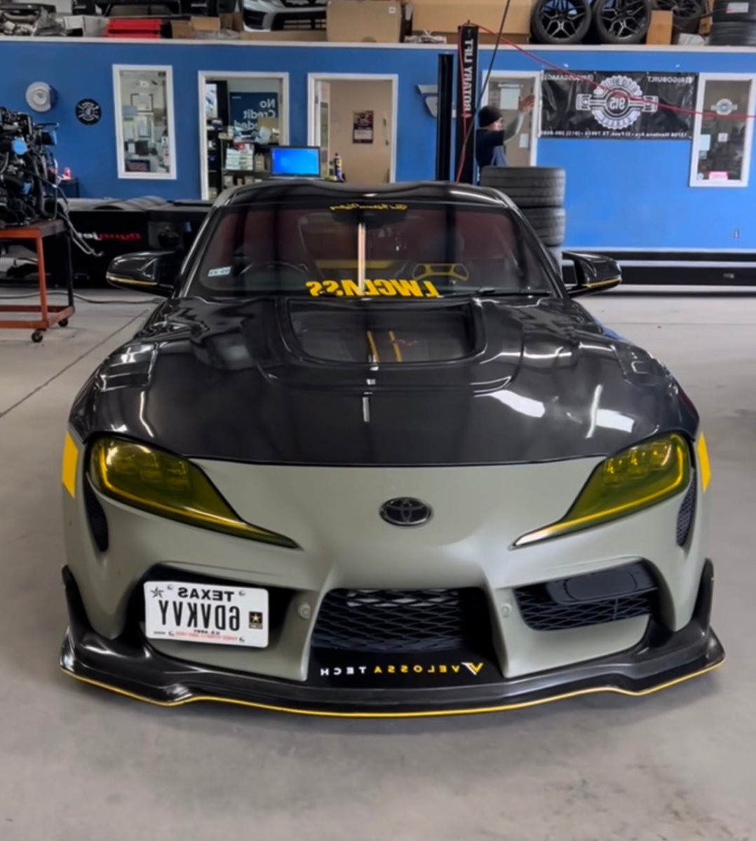CMST- TOYOTA GR SUPRA CARBON FIBRE TRANSPARENT BONNET HOOD