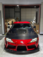 CMST- TOYOTA GR SUPRA CARBON FIBRE TRANSPARENT BONNET HOOD