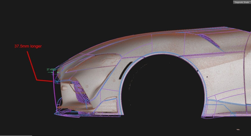 CMST- TOYOTA GR SUPRA  CARBON FIBRE WIDEBODY "FT1 CONCEPT" KIT